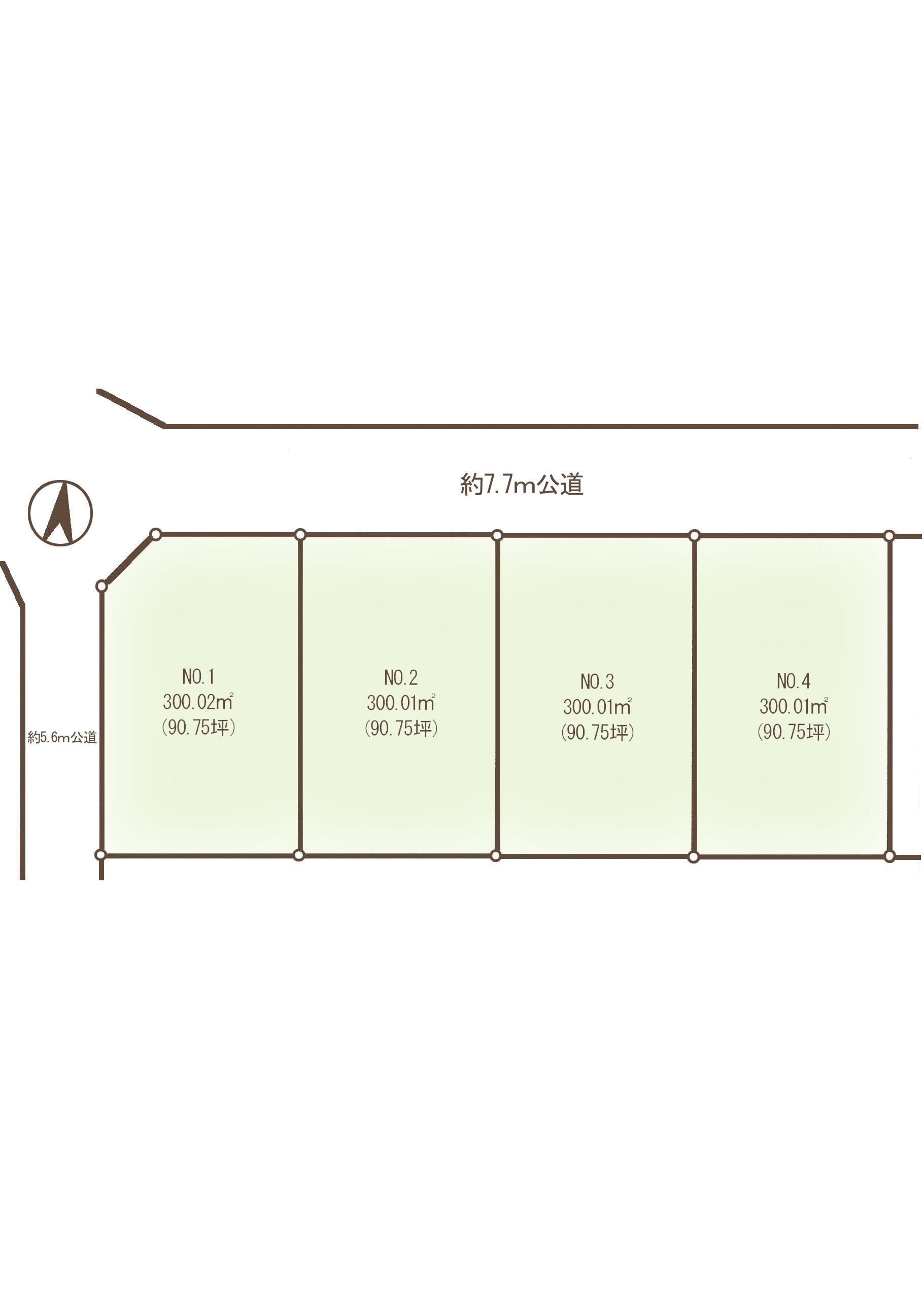 全体区画図-陽当たり良好です＾＾