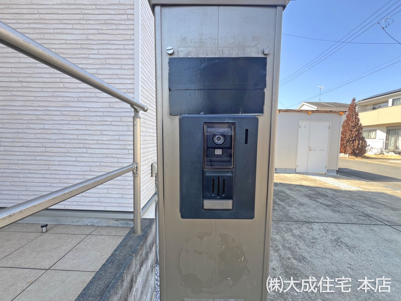 防犯設備(モニター付きインターホン)-モニター付きインターホン 現地写真2025.3.10撮影