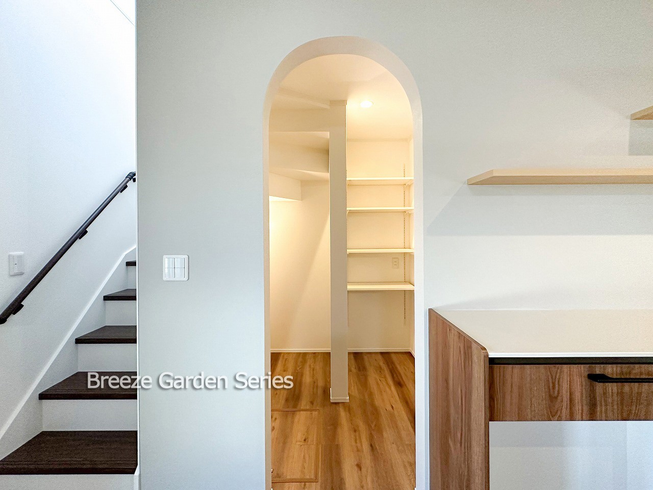 建物プラン例(内観)-建築プラン例:パントリー