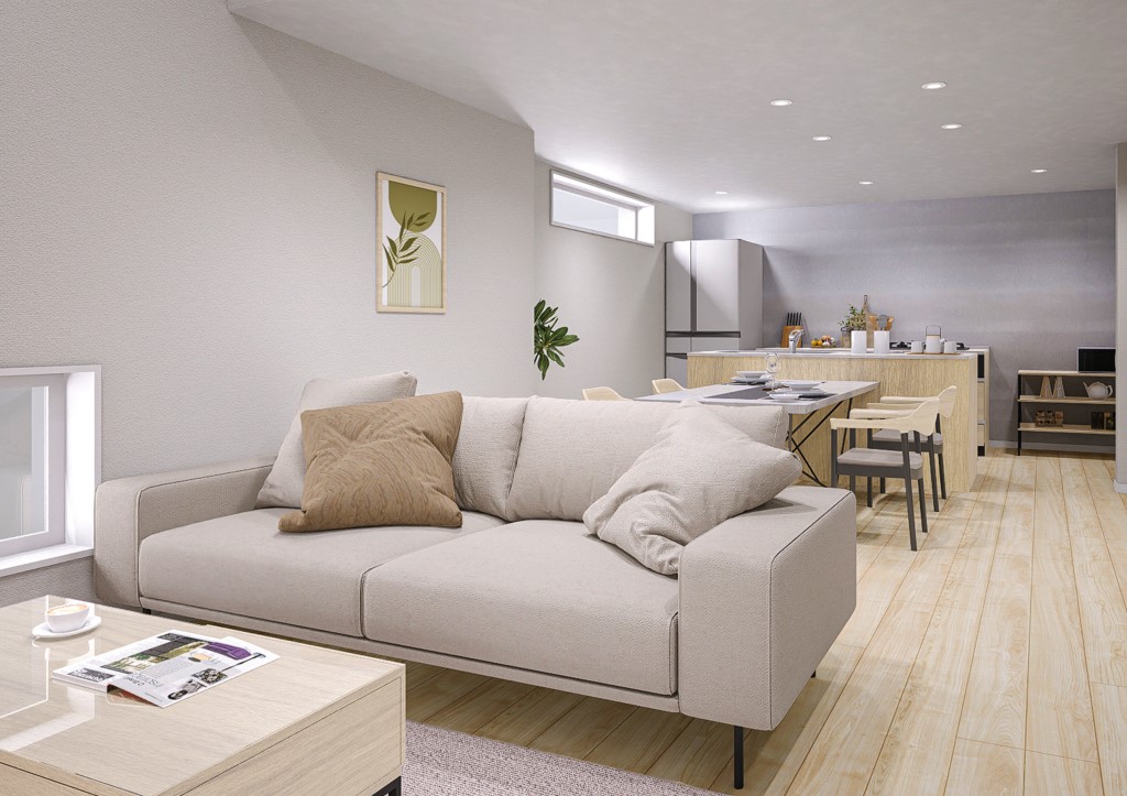 完成予想図(内観)-※照明器具や植栽、家具、カーテン等は、含まれておりません。