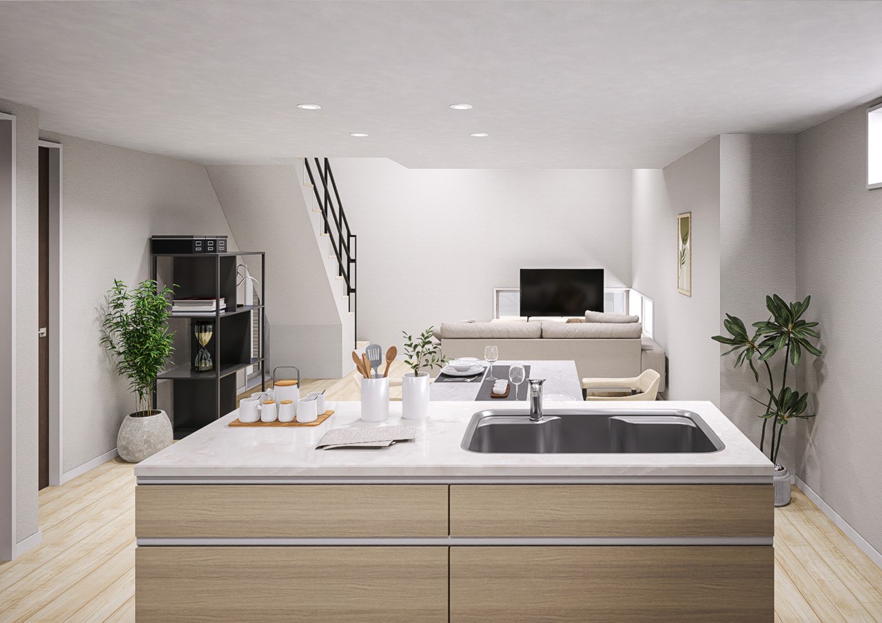 完成予想図(内観)-※照明器具や植栽、家具、カーテン等は、含まれておりません。