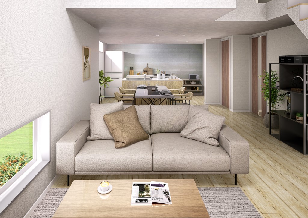 完成予想図(内観)-※照明器具や植栽、家具、カーテン等は、含まれておりません。