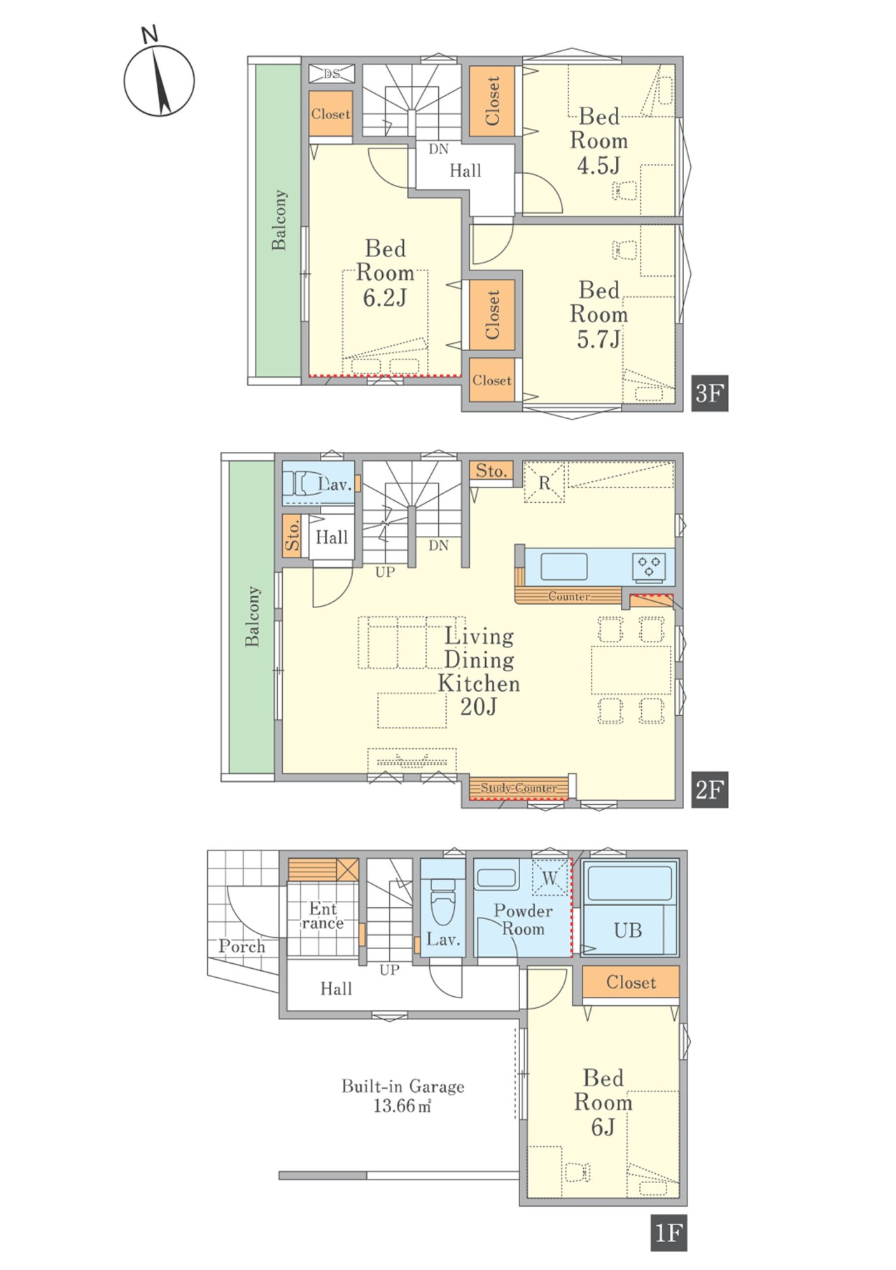 間取-LDK広々20帖!家事を置いてものびのびとお過ごしいただけます^^