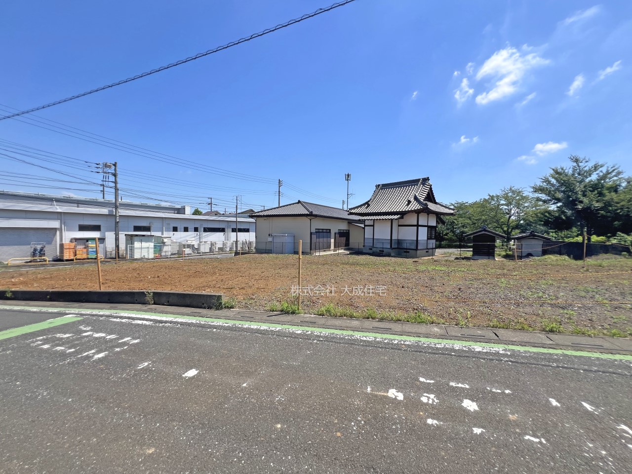 現地外観写真-1区画:現地写真2025.7.21撮影