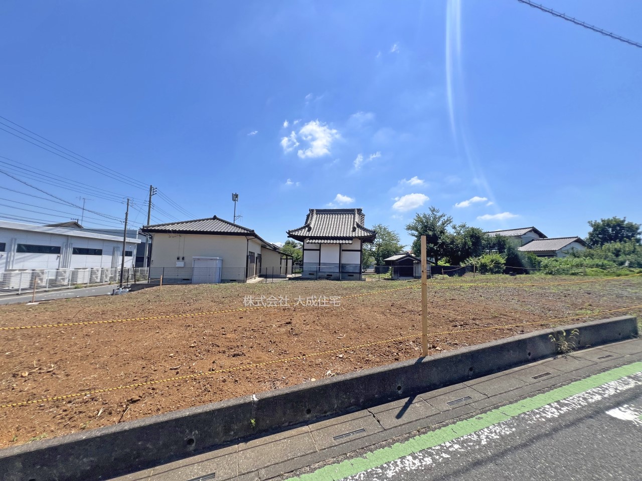 現地外観写真-1区画:現地写真2025.7.21撮影