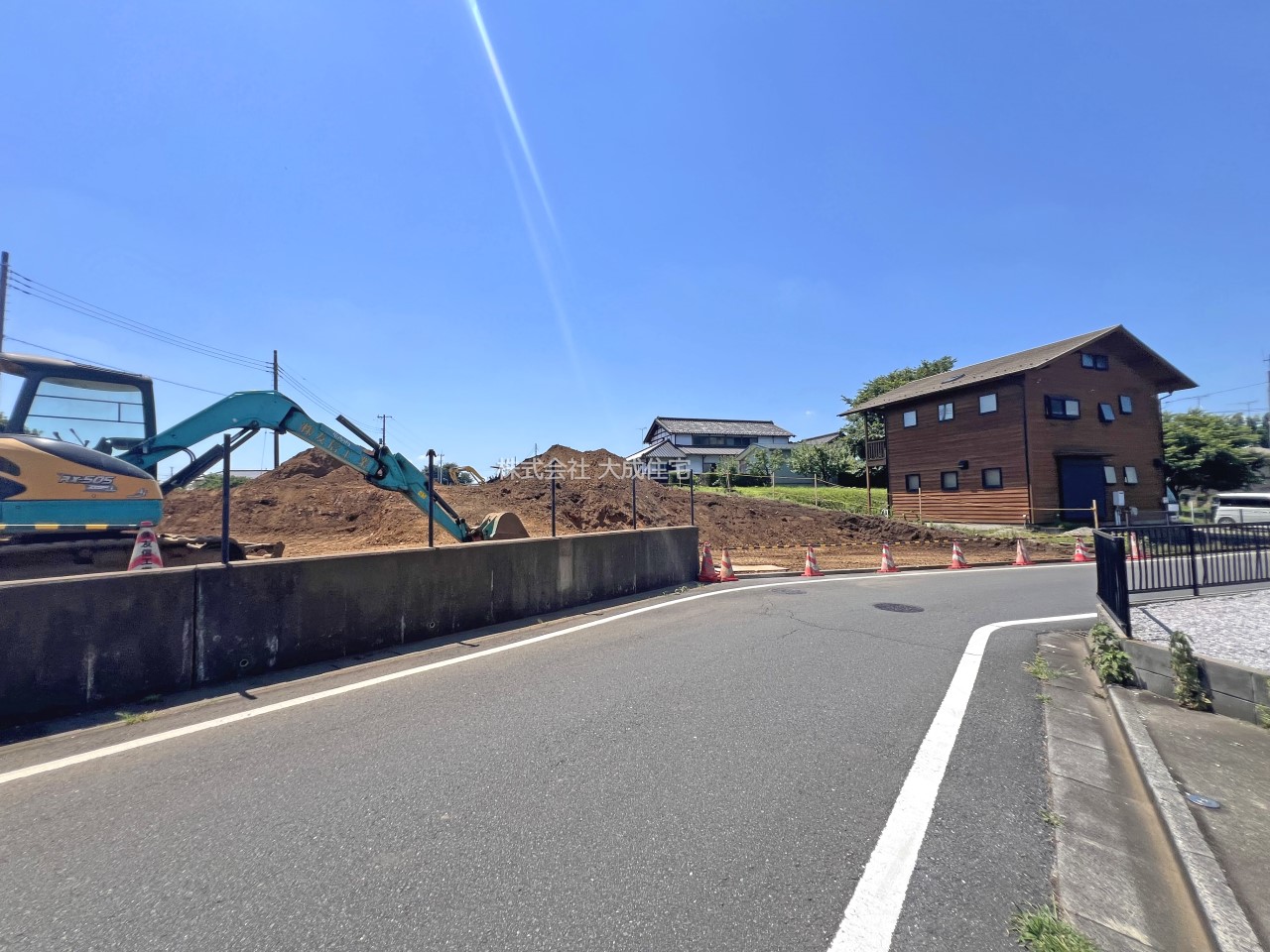 前面道路含む現地写真-全10区画：現地写真2025.7.21撮影