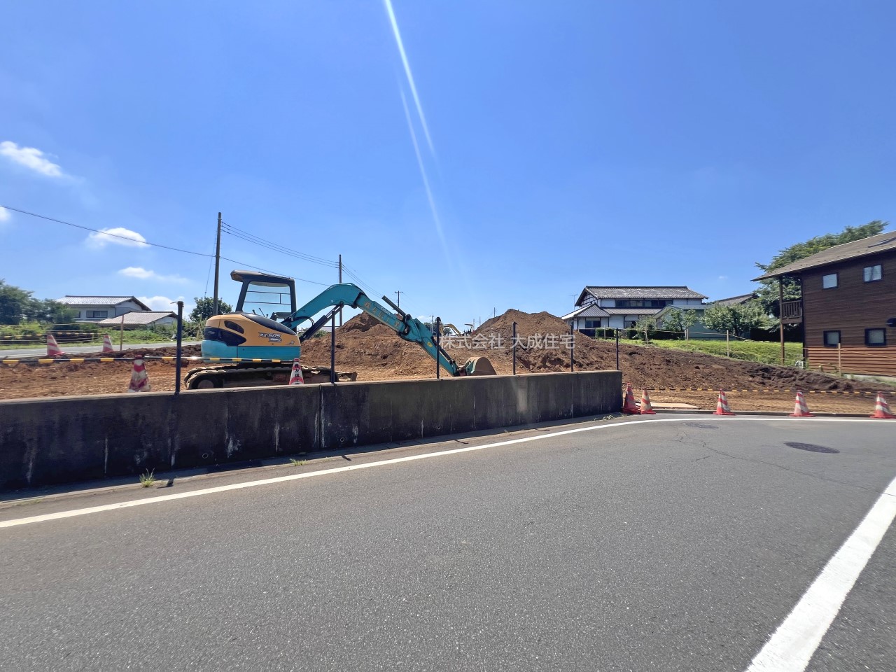 前面道路含む現地写真-全10区画：現地写真2025.7.21撮影