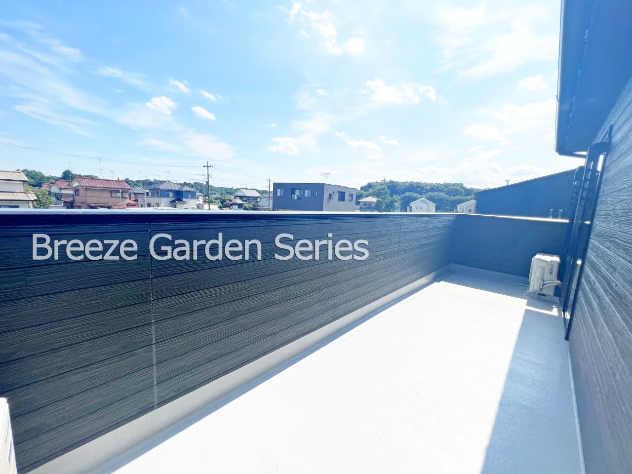 建物プラン例(外観)-TAISEIこだわりの参考プラン：広々としたバルコニーはお洗濯ものをたくさん干せます＾＾