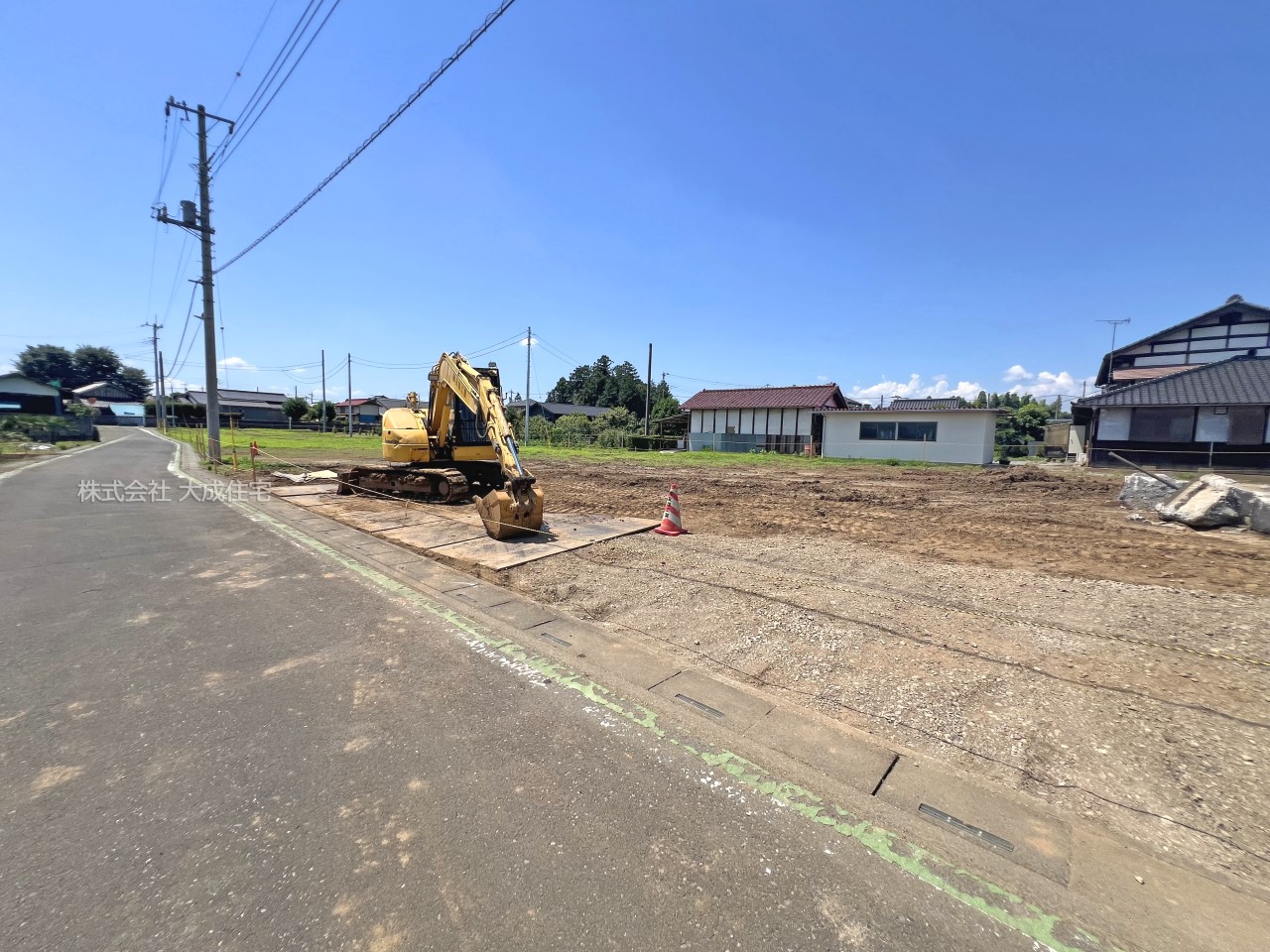 現地外観写真-4区画：現地写真2025.7.21撮影