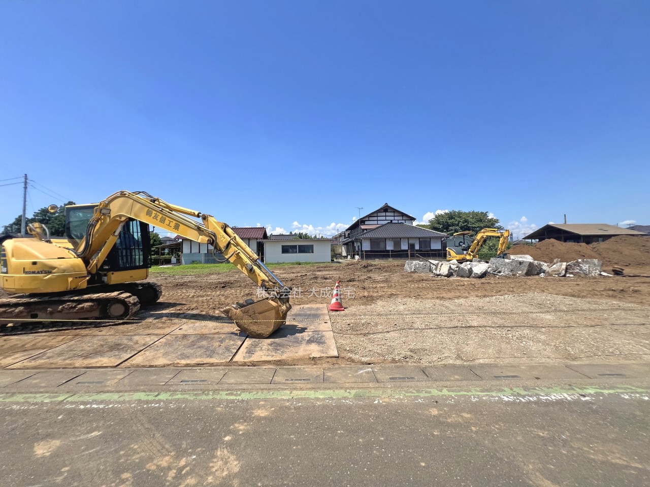 現地外観写真-4区画：お気軽にお問い合わせください＾＾　現地写真2025.7.21撮影