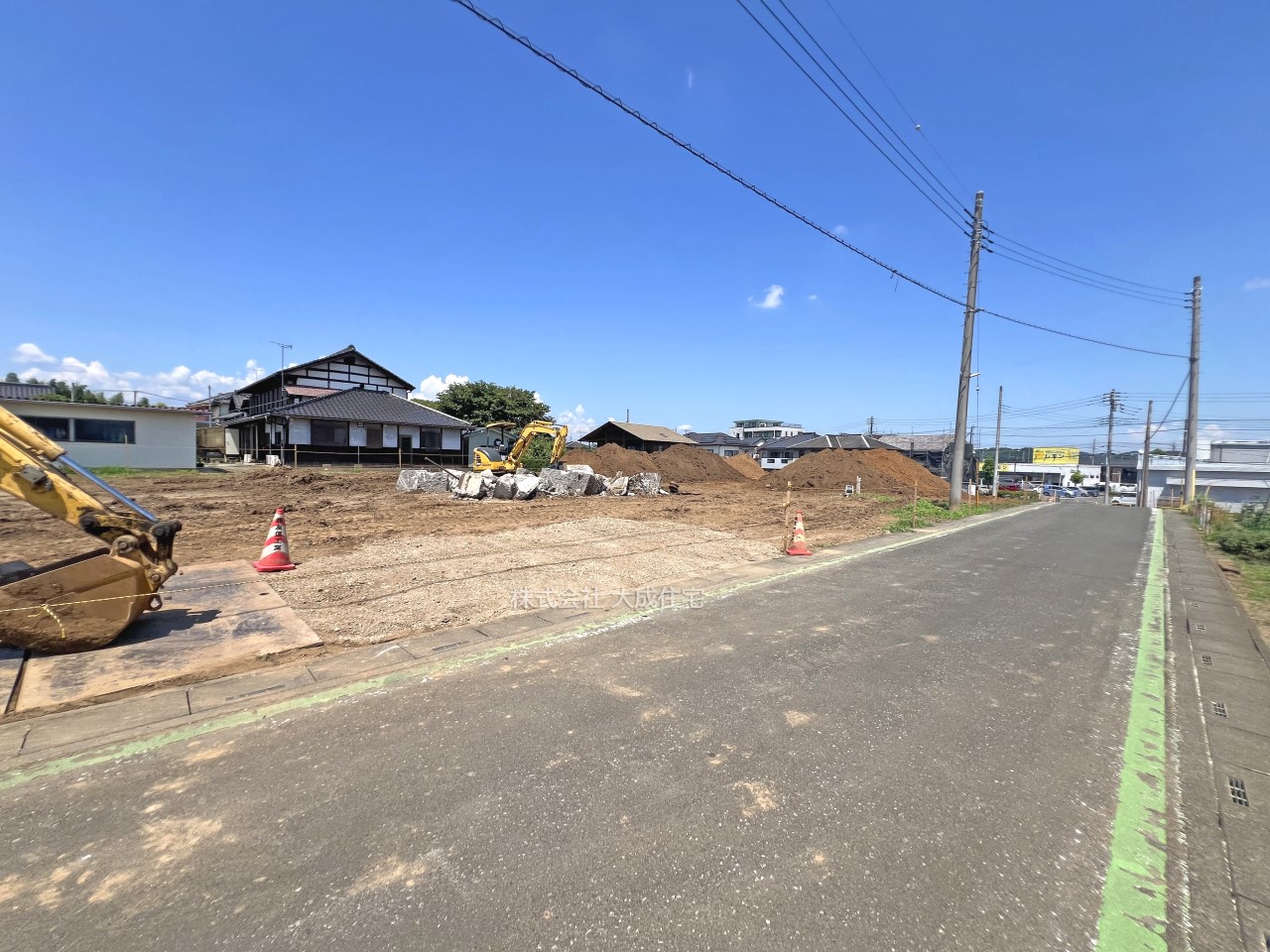 現地外観写真-4区画：現地写真2025.7.21撮影