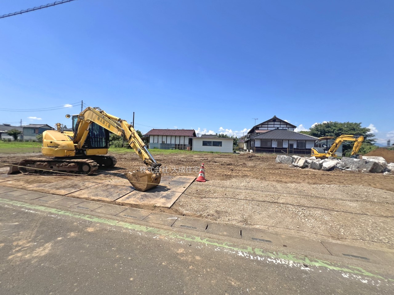 現地外観写真-4区画：現地写真2025.7.21撮影