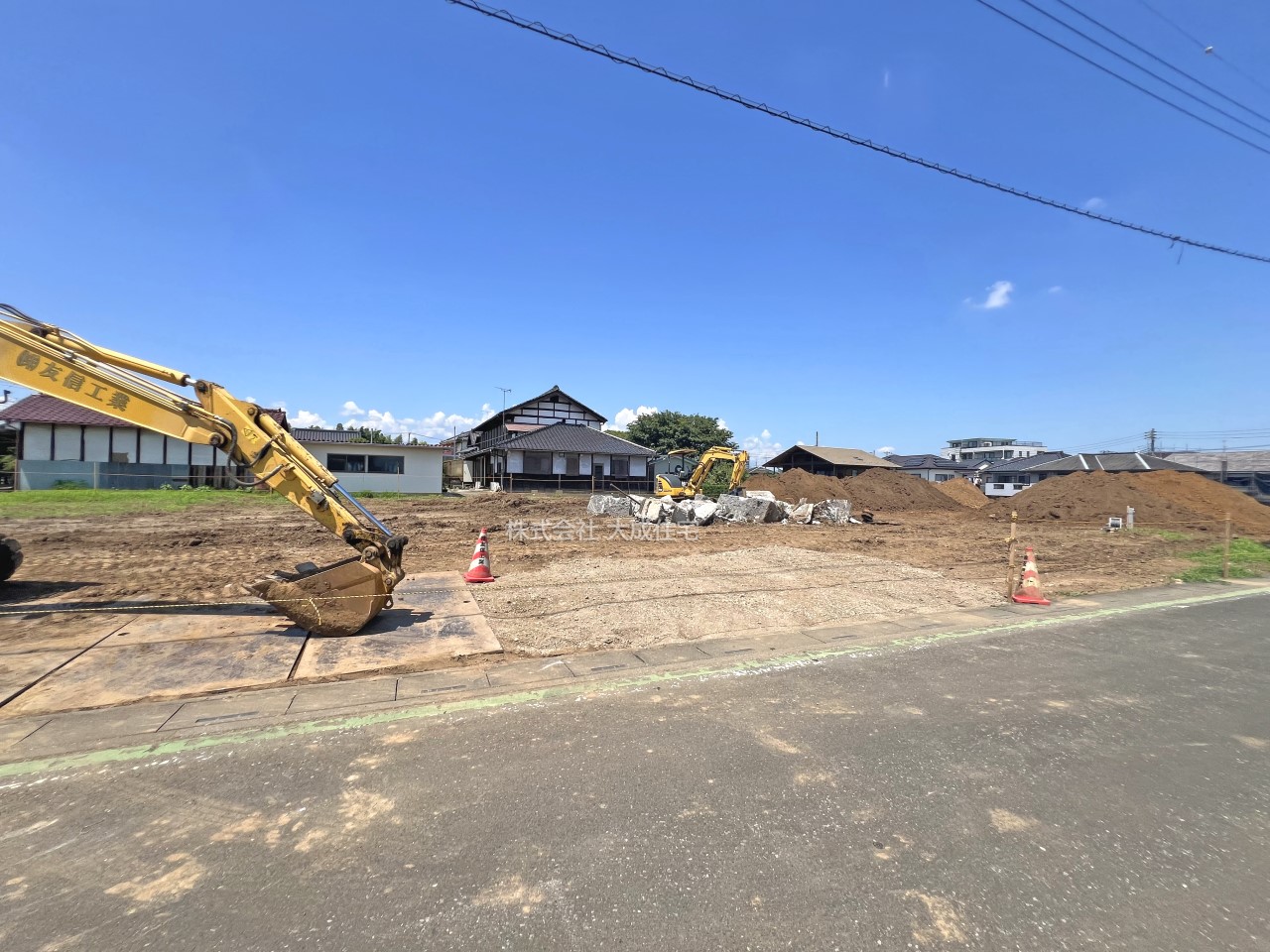 現地外観写真-4区画：現地写真2025.7.21撮影