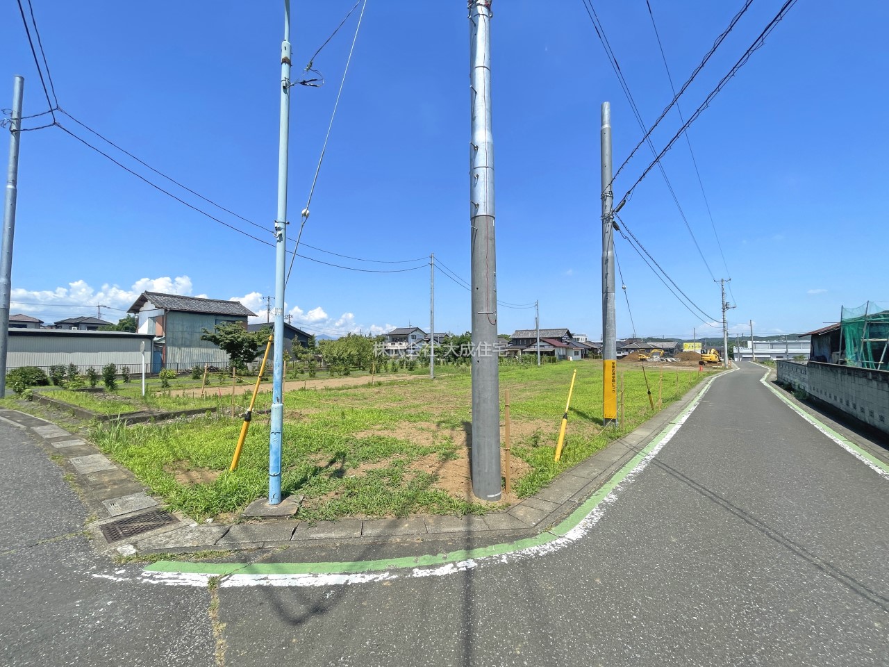 -10区画：人気のの角地です＾＾　現地写真2025.7.21撮影