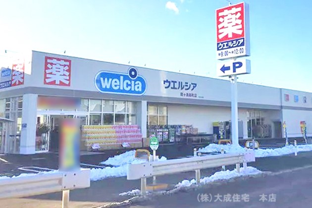 ドラッグストア(650m)-ウエルシア 鶴ヶ島新町店(徒歩9分 営業時間9:00~0:00)