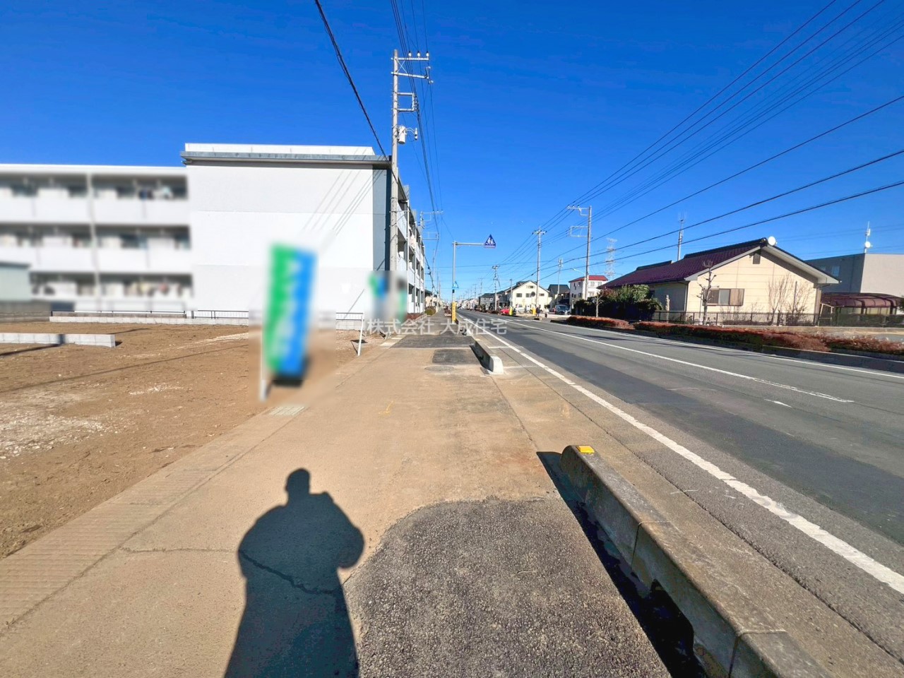 -全3棟：前面道路　現地写真2026.1.12撮影