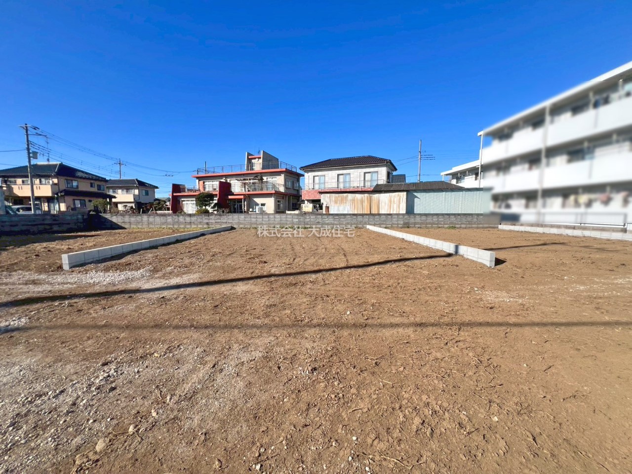 駐車場-2号棟：カースペース3台分あり！（車種による）　現地写真2026.1.12撮影