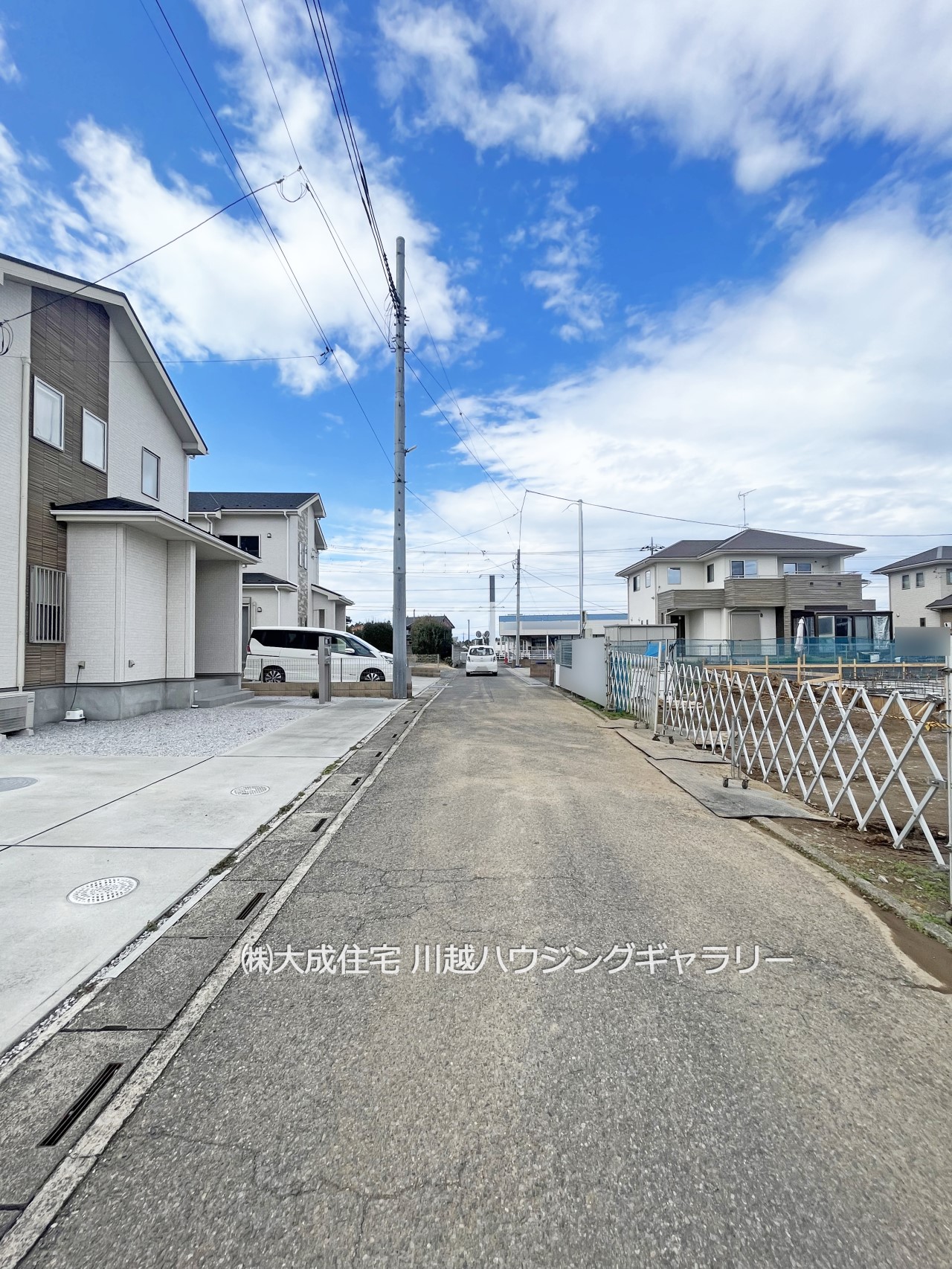 前面道路含む現地写真-前面道路４ｍ公道。　現地写真2025.4.6撮影
