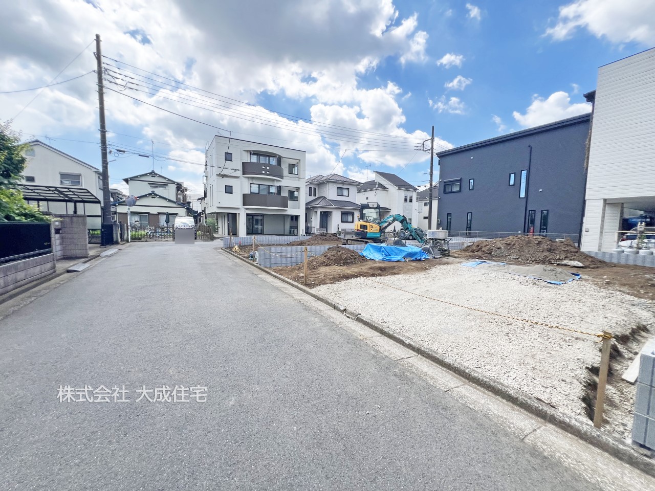 現地外観写真-1区画:現地写真:2025.7.21撮影