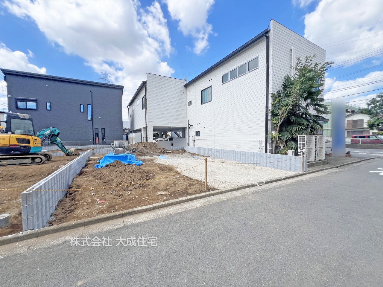 現地外観写真-1区画:現地写真:2025.7.21撮影