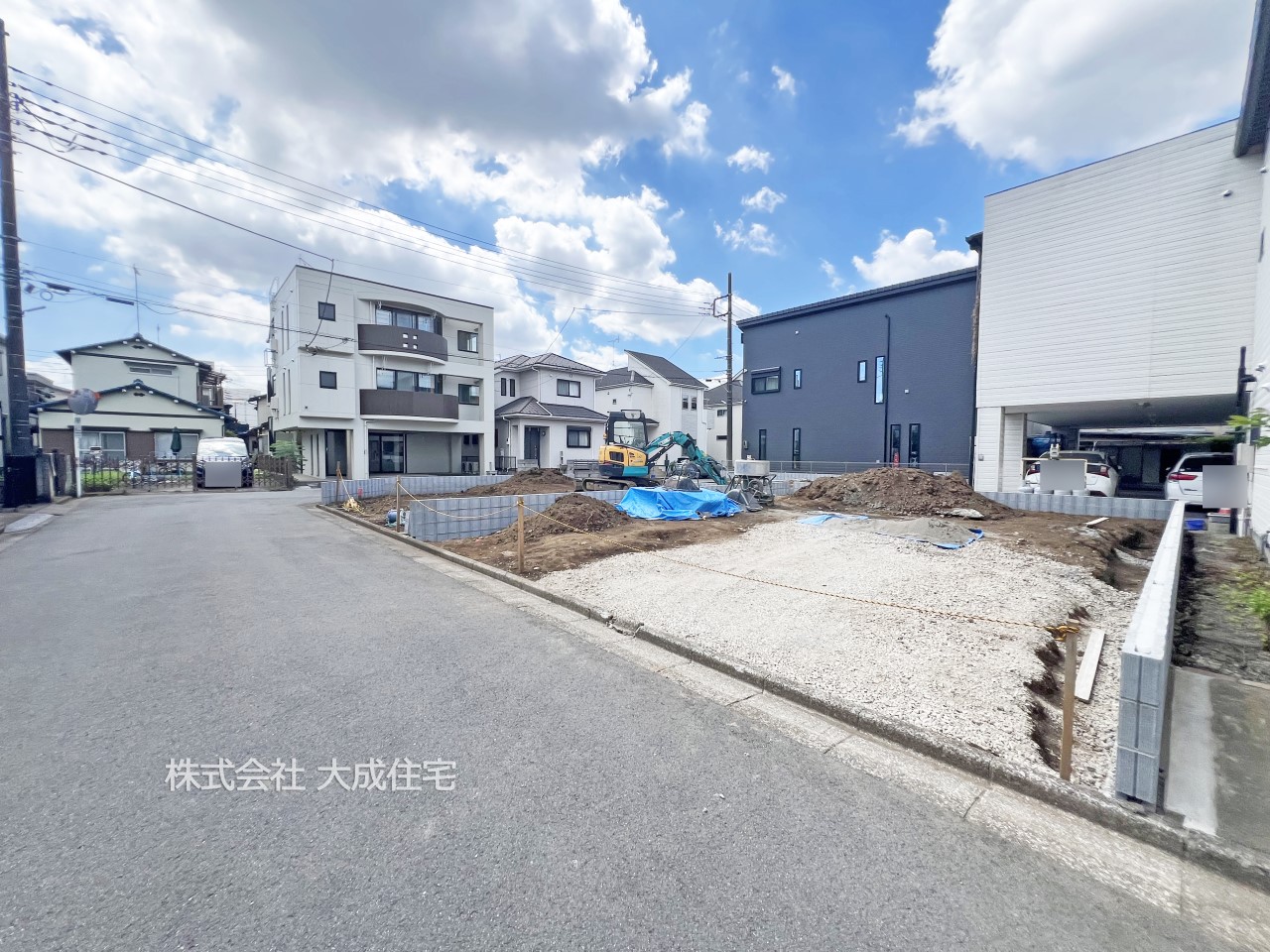 現地外観写真-1区画:現地写真:2025.7.21撮影