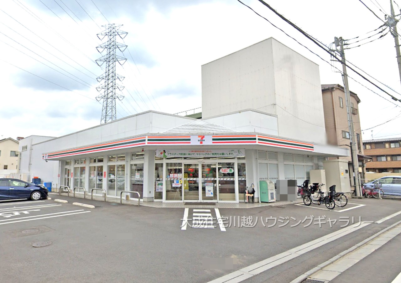 コンビニ(89m)-セブンイレブン川越新宿町6丁目店(徒歩2分。ちょっとしたお買い物やイベントチケットの購入にご利用いただけます。)