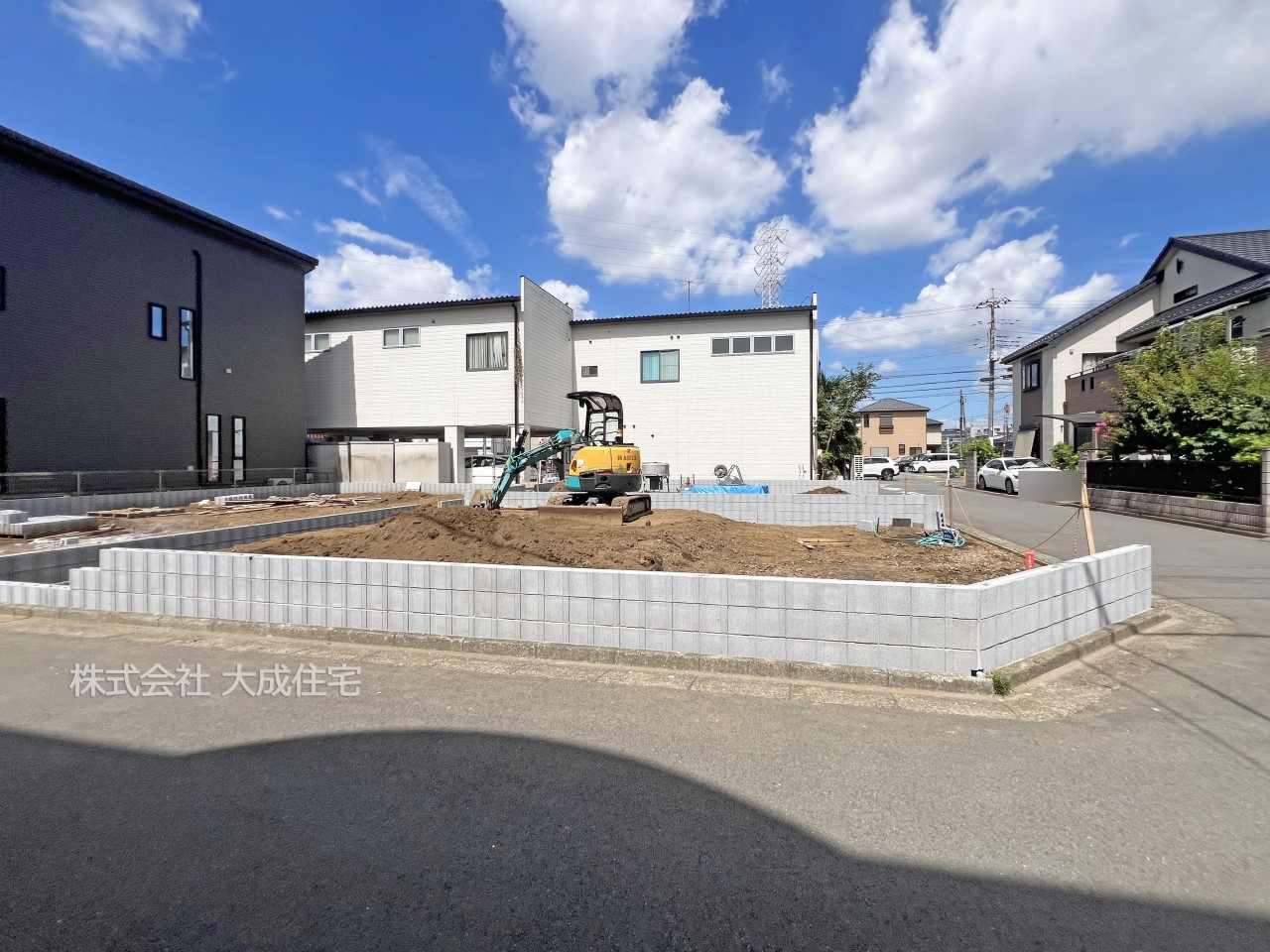 現地外観写真-2区画:現地写真:2025.7.21撮影