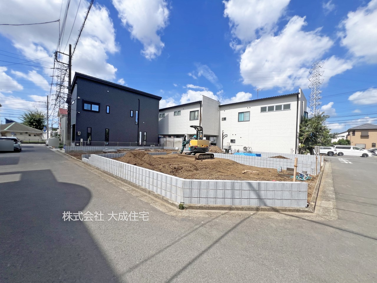 現地外観写真-2区画:現地写真:2025.7.21撮影