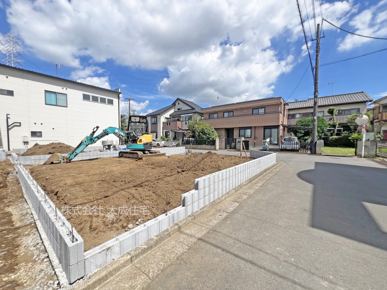 現地外観写真-2区画:現地写真:2025.7.21撮影