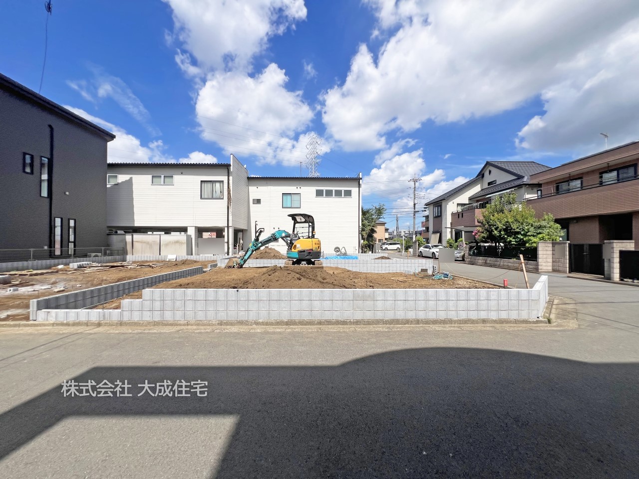 現地外観写真-2区画:現地写真:2025.7.21撮影